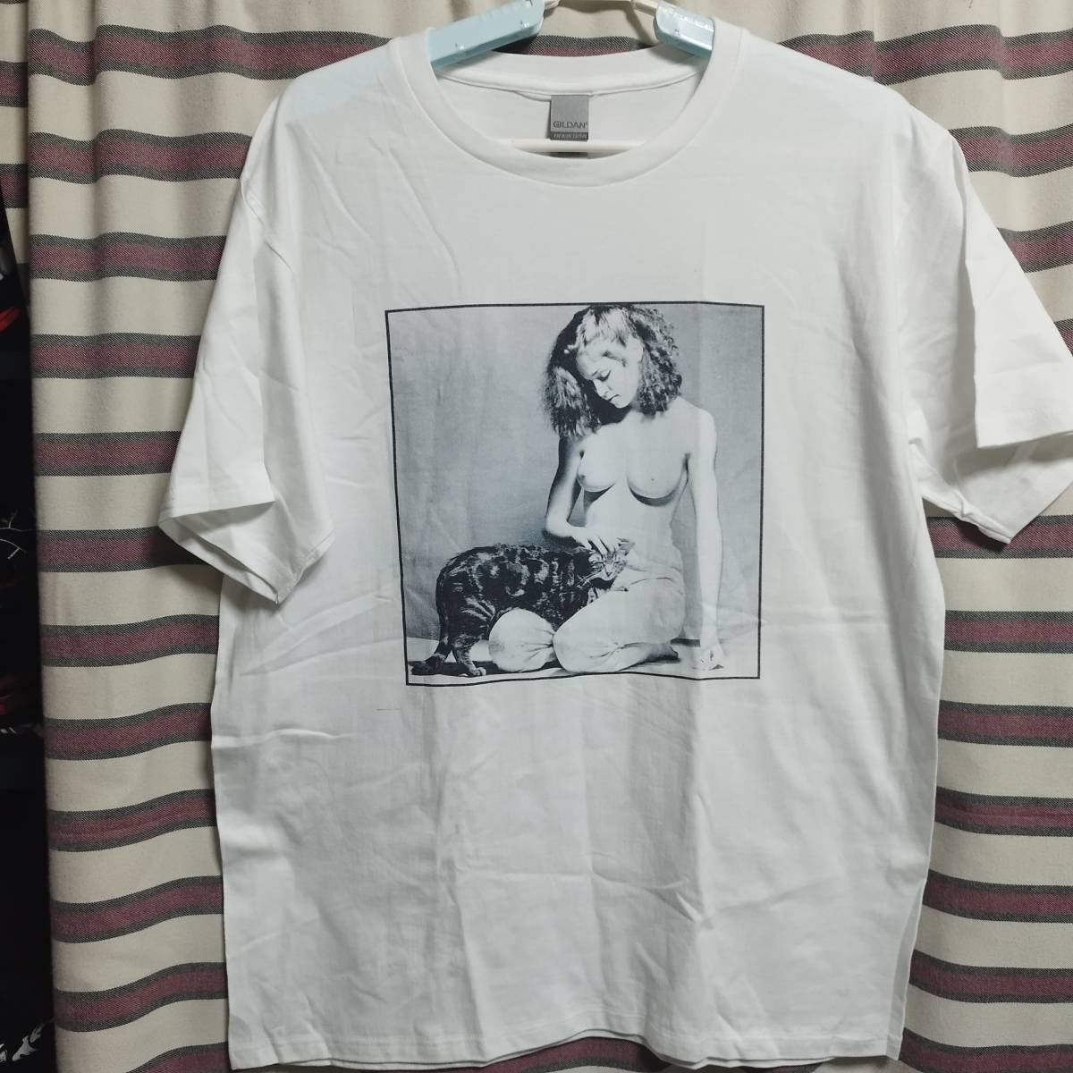  rare pattern *MADONNA NUDE 1979 T-shirt [XL size ] Madonna nude for searching ) Band band T-shirt old clothes Vintage Vintage SEXY sexy 