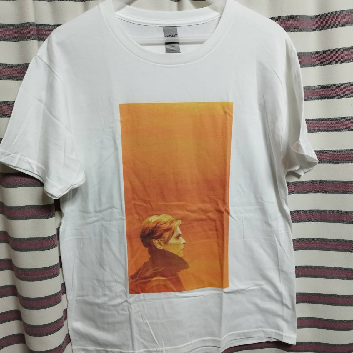 David Bowie (デヴィッドボウイ デビッド) BIGプリント バンドTee Tシャツ Lサイズ『ロウ LOW』★送料無料/新品の画像1