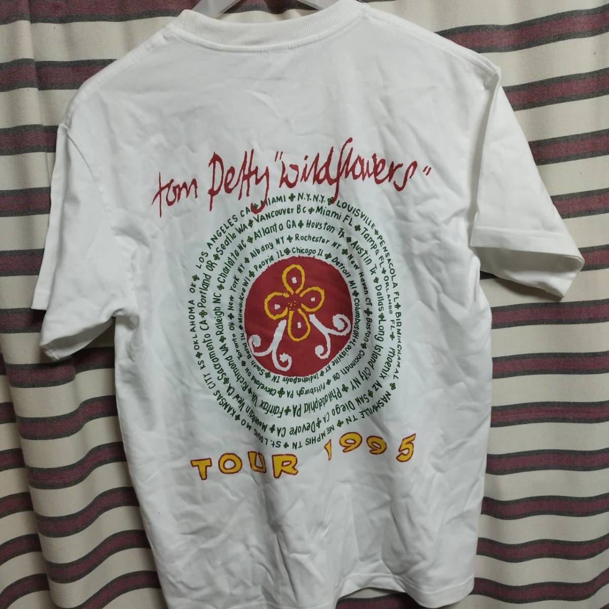 希少柄◇Tom Petty And The Heartbreakers t-shirt『TOUR 1995』トムペティ バックプリント有 バンドTシャツ band tee_画像4