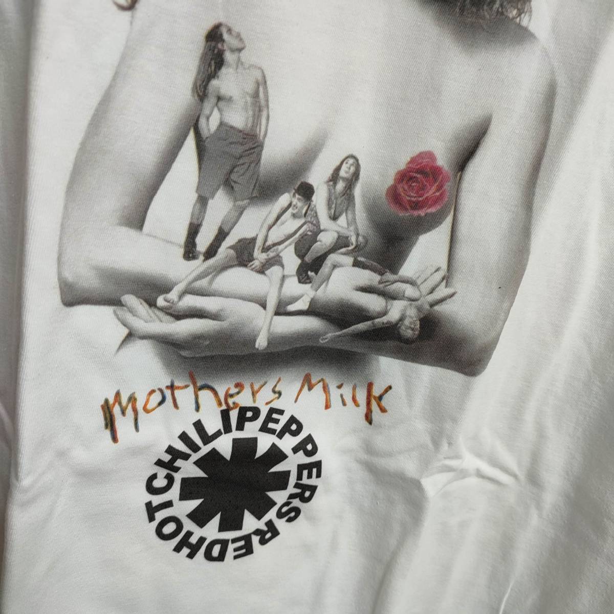レッチリ 母乳　RED HOT CHILI PEPPERS BIGプリント バンドTシャツ『Mother's Milk』【 Lサイズ 】レッド ホット チリペッパーズ_画像4