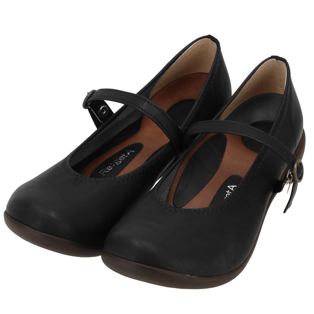 * black * LL(25.0-25.5cm) shoes lady's ..... mail order ligeta pumps stylish pain . not low heel travel casual 40 fee 