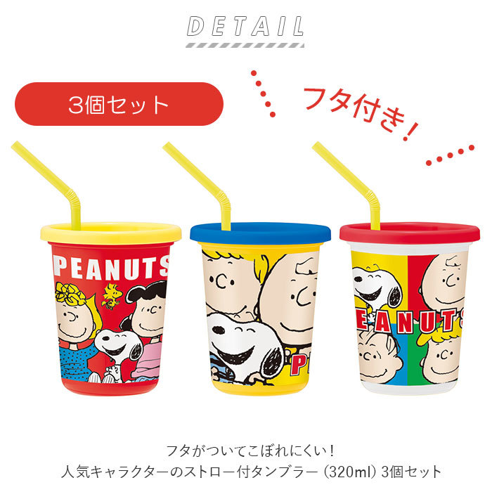 ☆ トトロプランツ プラスチック コップ セット 通販 子供 キッズ キャラクター ストロー付き タンブラー 蓋付き プラコップ ディズニー_画像4