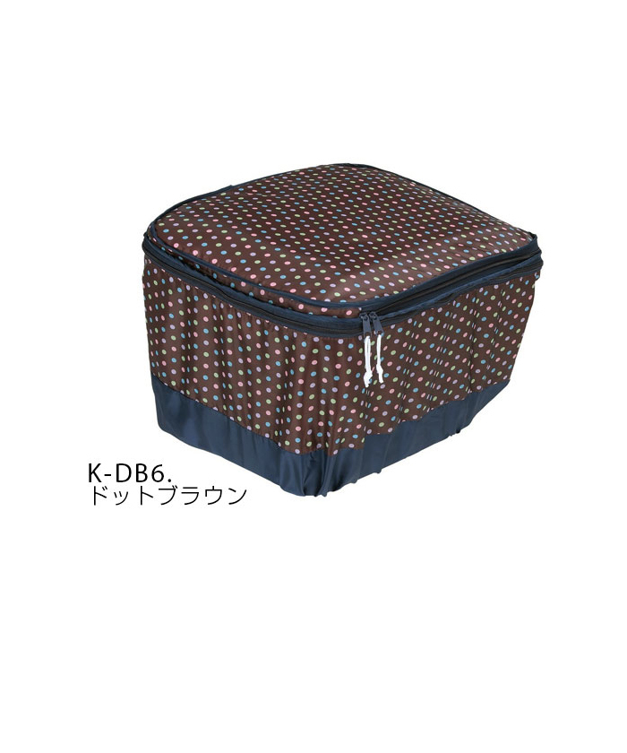 * K-DB6. dot Brown bicycle after basket cover rear basket cover rear basket cover after basket cover robust lovely ..... tea li bicycle .