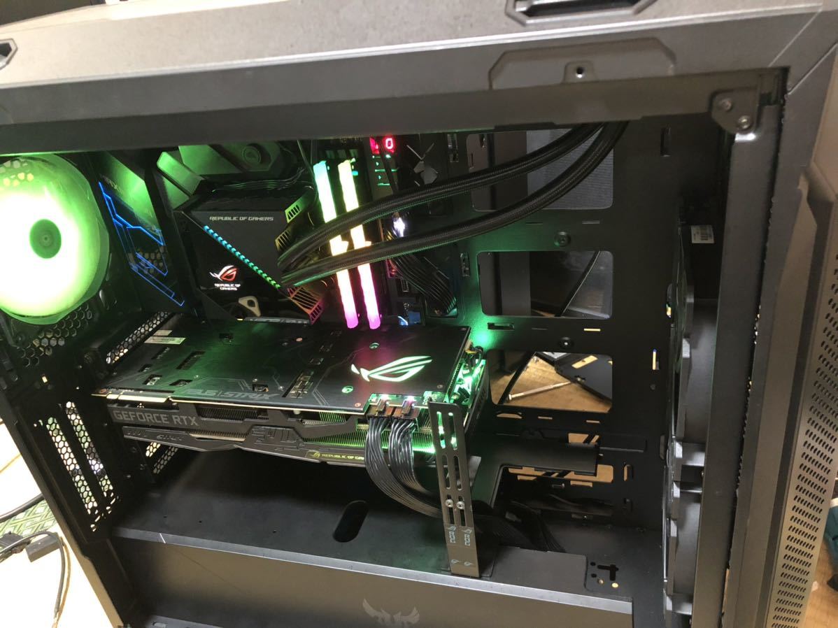 ゲーミングPC i9 9900k 自作PC rtx2080ti ROG 水冷