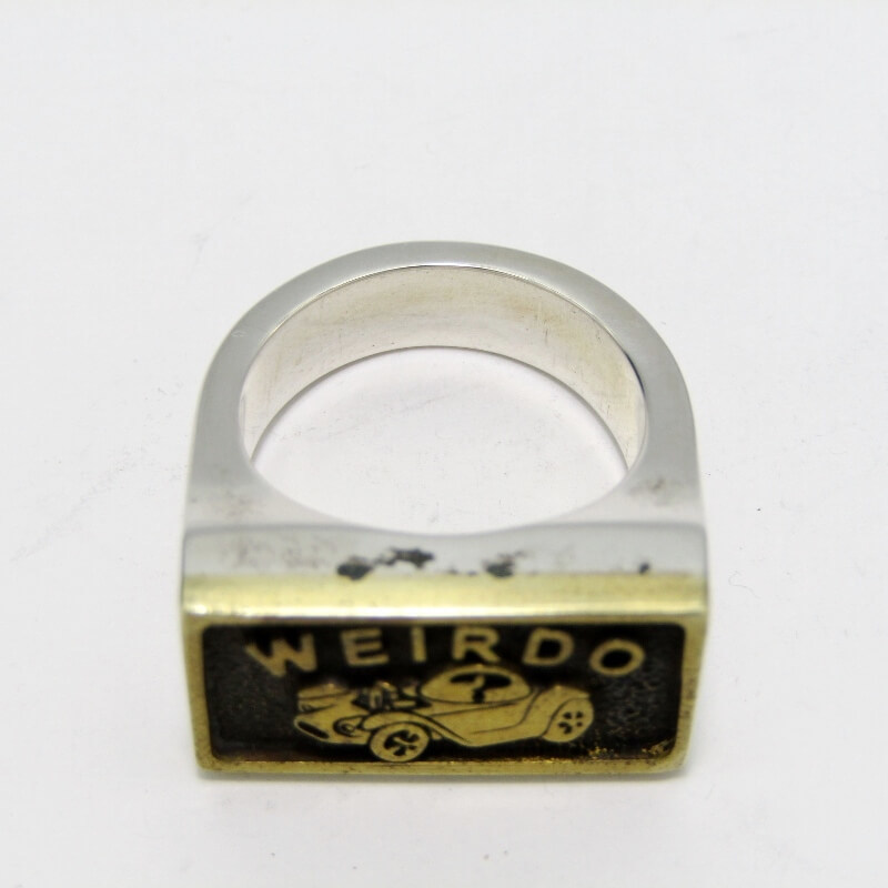 未使用 WEIRDO ウィアード リング WJ001 PLAQUE RING プラークリング