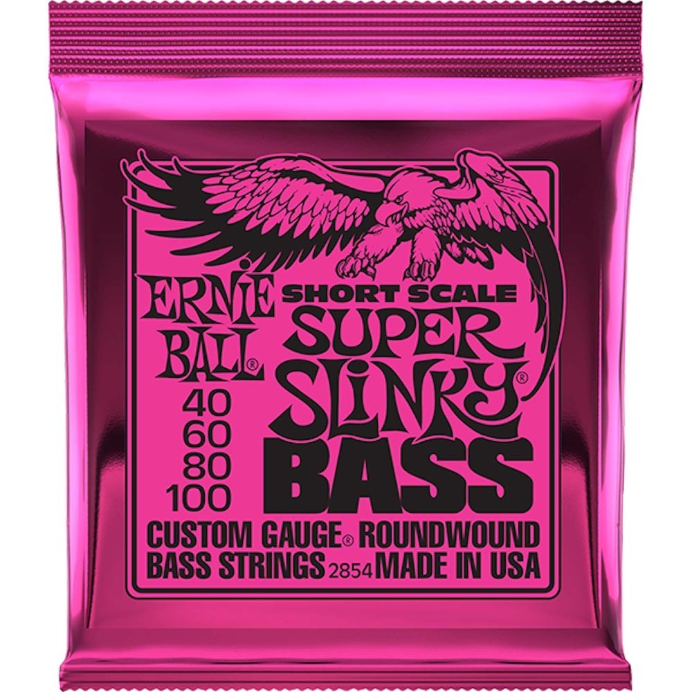アーニーボール ERNIE BALL Short Scale Super Slinky Bass #2854