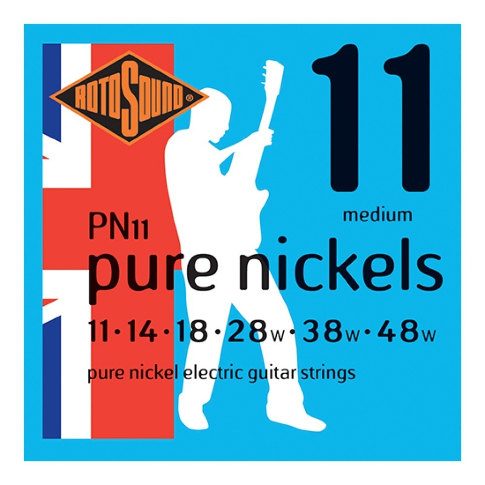 ROTOSOUND PN11 Pure Nickel Medium 11-48 エレキギター弦×6セット