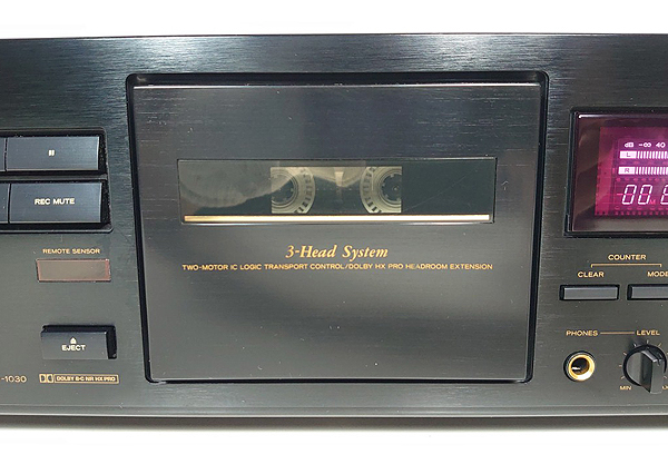 オーバーホール品】TEAC 高音質3ヘッド カセットデッキ「V-1030」再生
