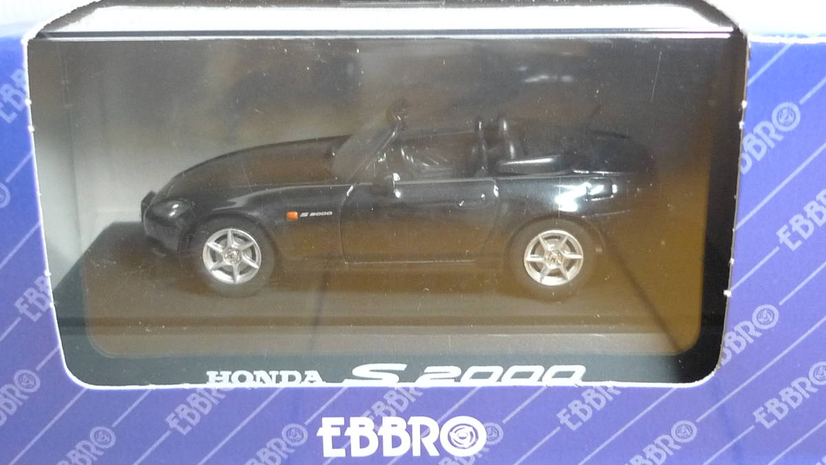 EBBRO エブロ ホンダ HONDA S2000 ブラック １/43の画像8