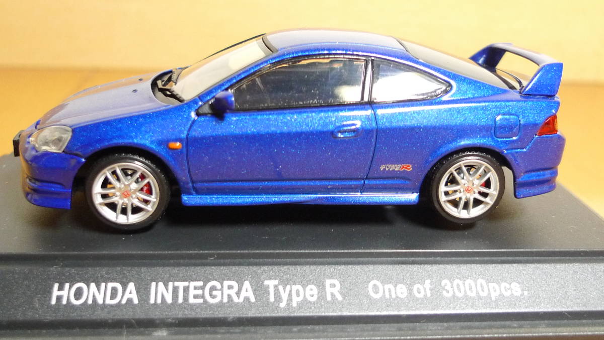 EBBRO　エブロ　ホンダ　HONDA　インテグラ　タイプR　ブルー　１/43_画像4