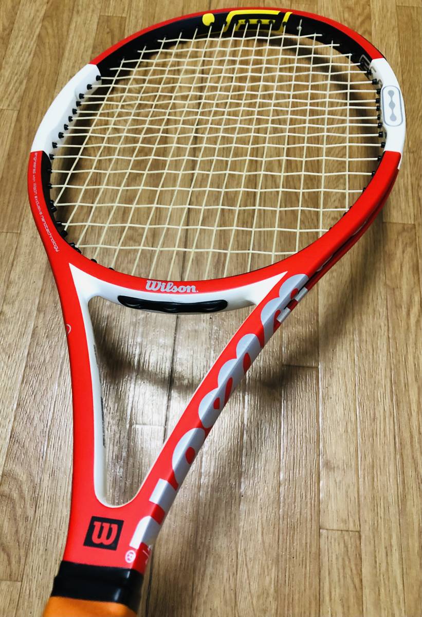 送料無料 極美品 Wilson n six-one tour 90 ウィルソン エヌ シックスワン ツアー 90 R・フェデラー 魔法の杖  新品レザーグリップの画像3