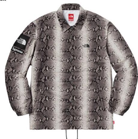 Supreme The North Face Snakeskin シュプリーム ノース フェイス コーチジャケット 黒 舐達麻 アフロディーテギャング 熊谷 バダサイ