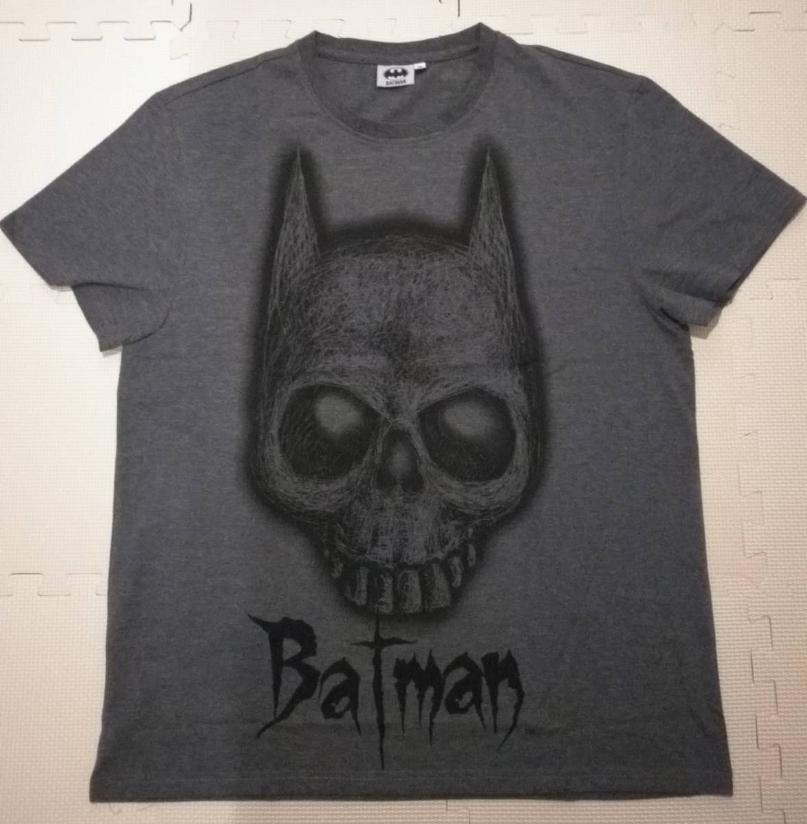 バットマン Tシャツ 3XLサイズ グレー ( DCコミックス DC comics アメコミ スカル ドクロ 髑髏 batman　_画像1