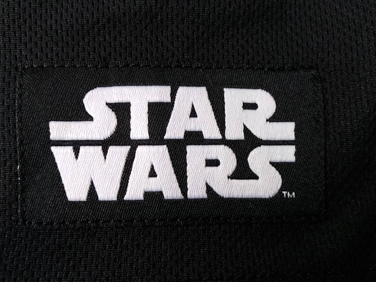  Star Wars football shirt L size black × gray ( star wars football jersey dozen Bay da-darth vader