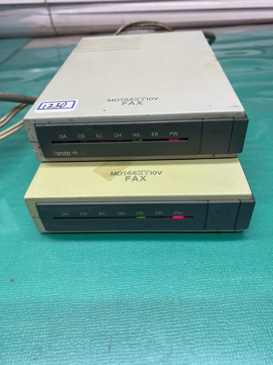 (1230) OMRON MD144XT10V FAX 通電済みの画像1