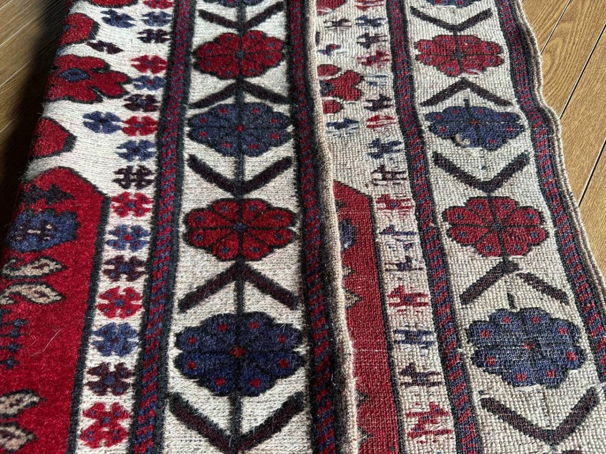 134×84】イラン☆バルーチ産キリムカーペット・絨毯・マット 134×84】イラン☆バルーチ産キリムカーペット・絨毯・マット
