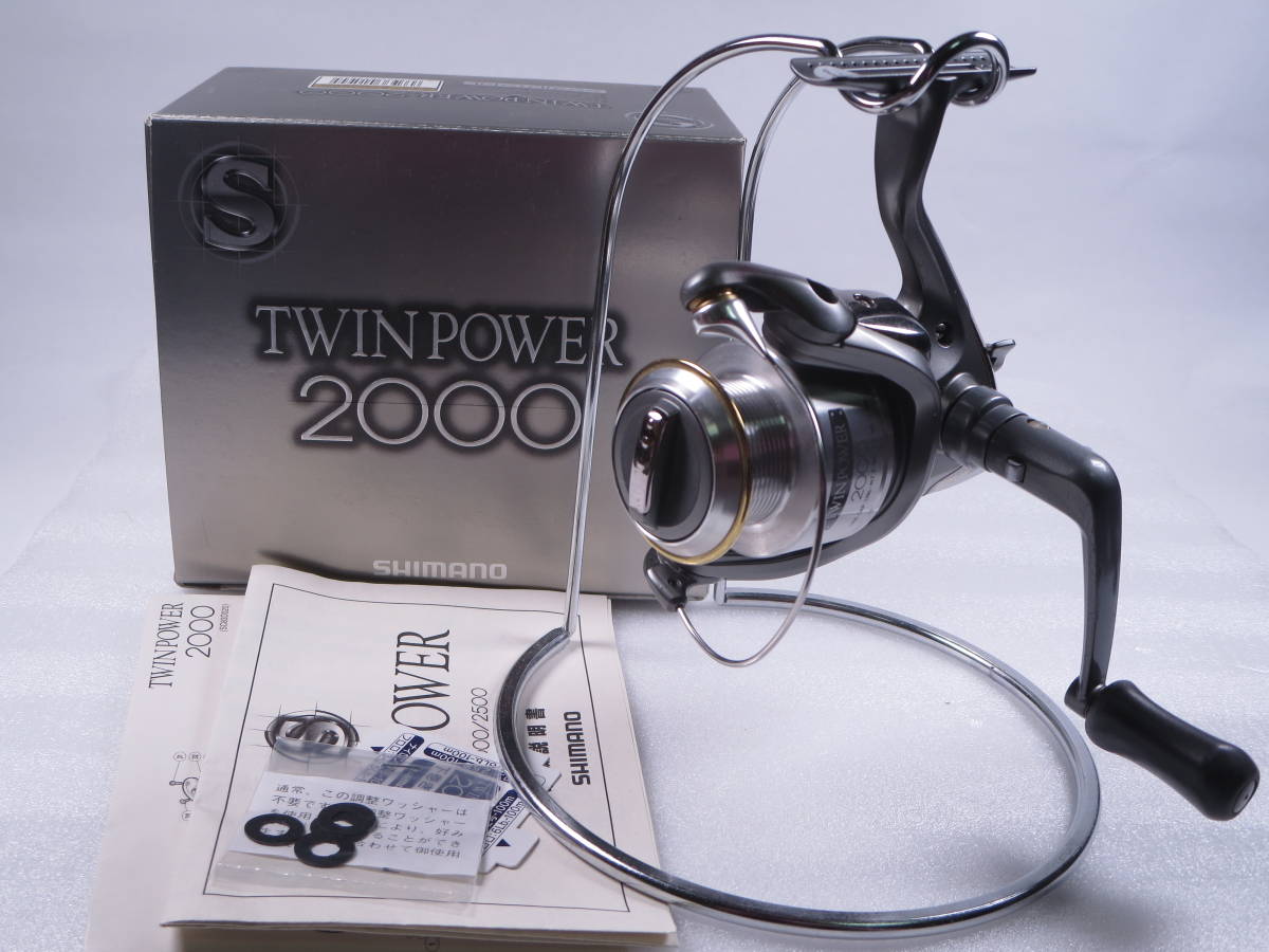 爐【付属品】 シマノ 02 ツインパワー 2000 Shimano TWINPOWER 日本製 Made in JP 1000 2500 3000 エギング メバリング 渓流 0705F