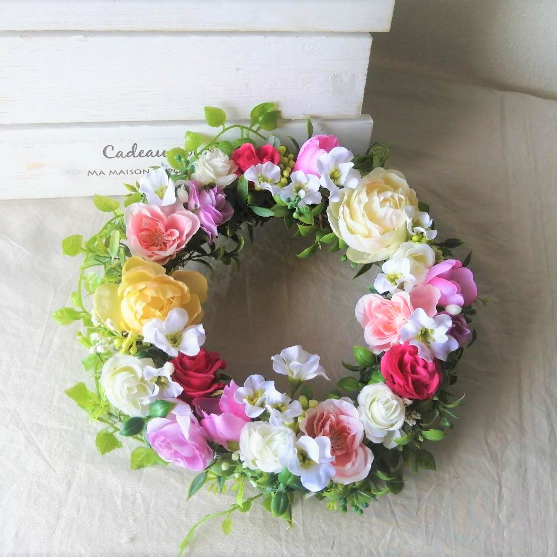 * diameter 20cm mini rose. lease * interior lease ornament artificial flower gift entranceway new building festival .