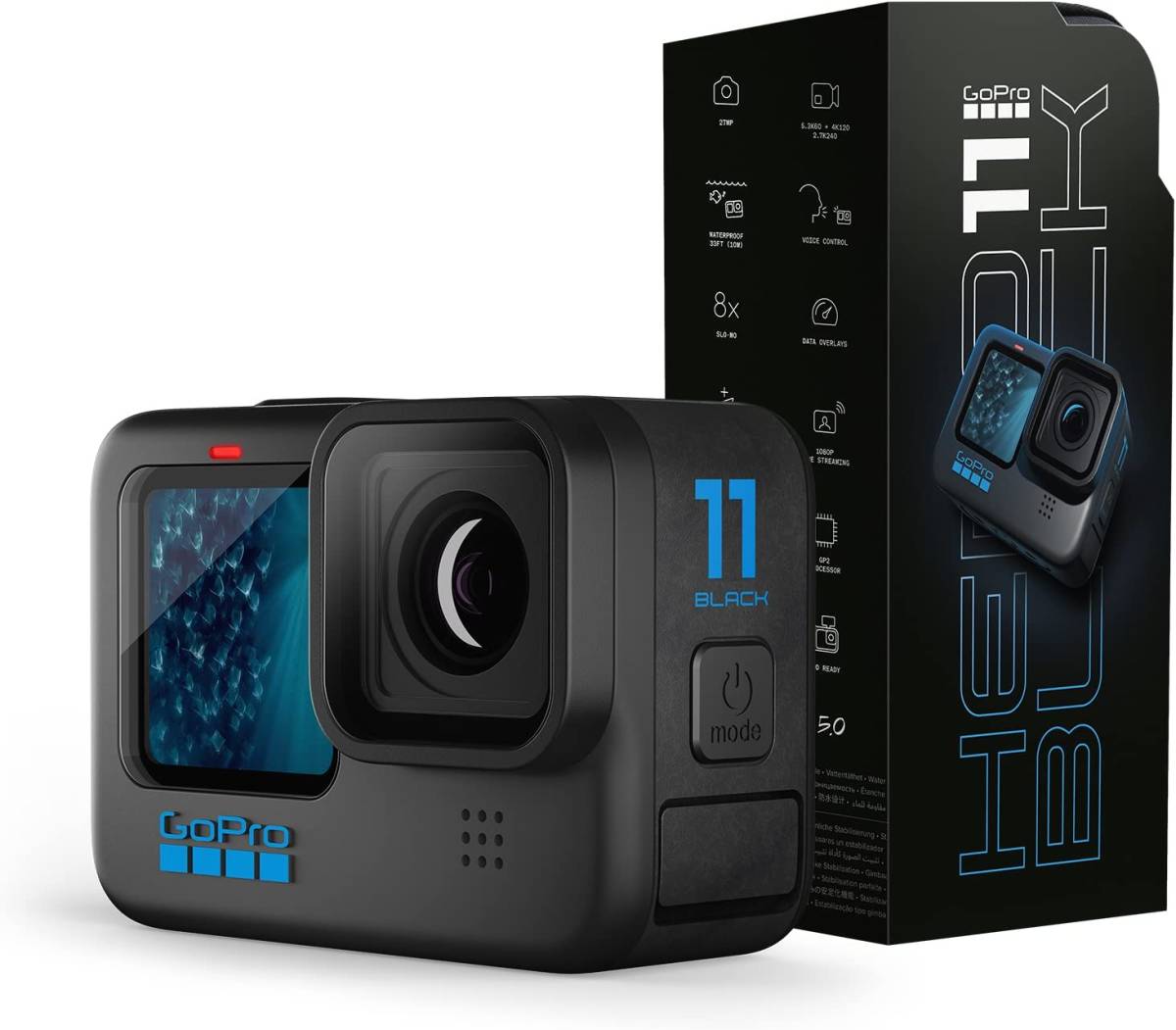 即決□GoPro hero11 Black ゴープロ アクションカメラ 27MP