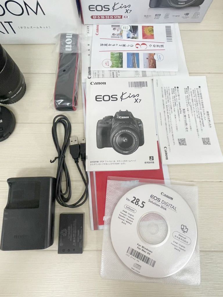 正規品新作 Canon EOS kiss X7 EF-S 18-55 IS STM Kit PQLhC