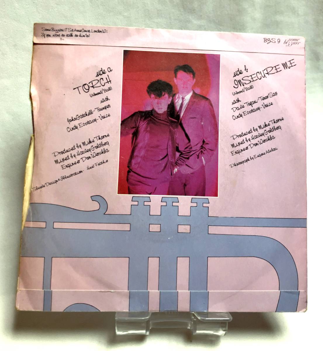 Soft Cell Torch 1982 Orig.UK オリジナル盤/輸入盤EP 7インチシングル Some Bizzare Phonogram (London)ソフトセル/マークアーモンド_画像2