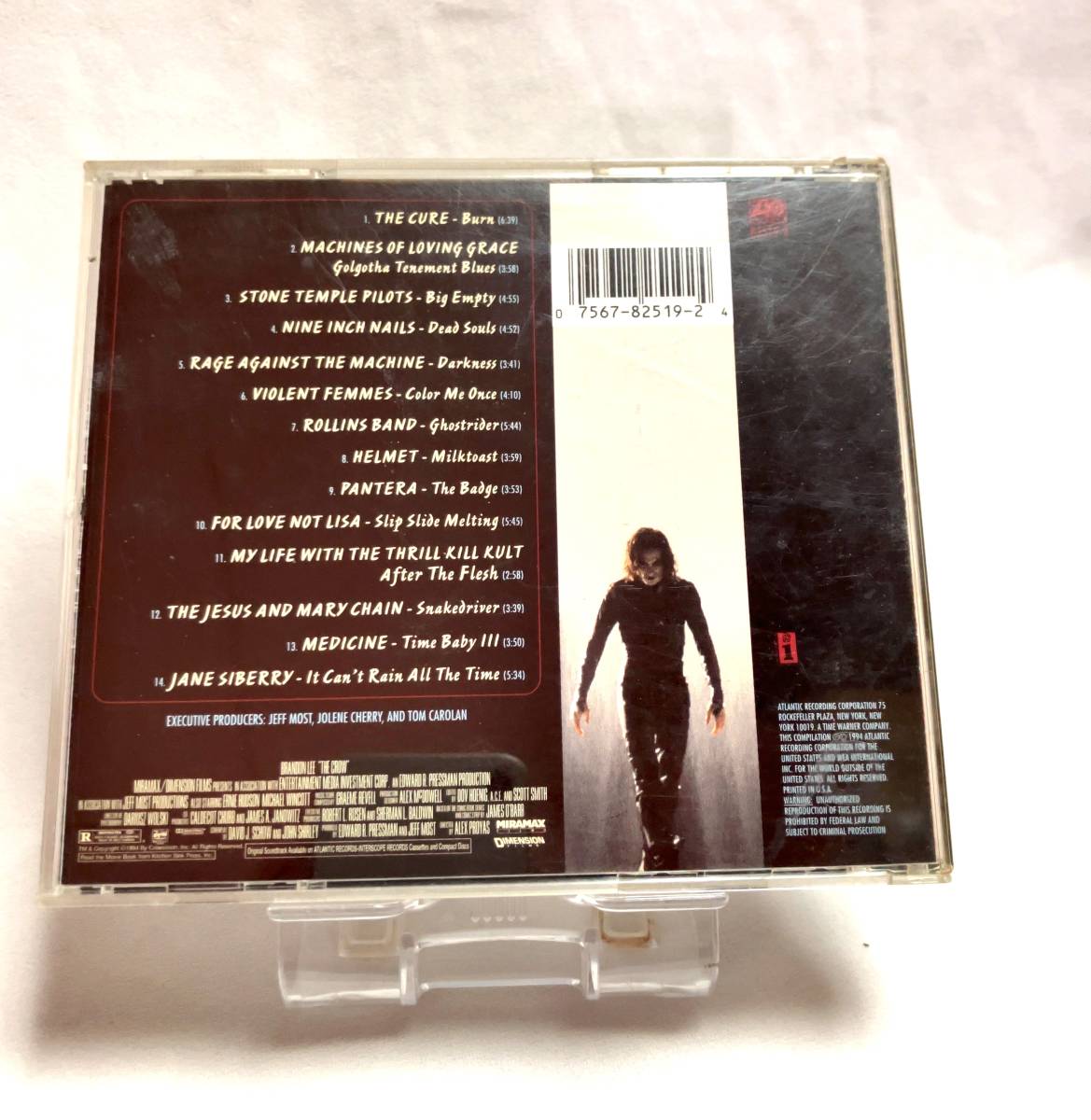 輸入盤 The Crow ザ・クロウ サントラOST,Original Motion Picture Soundtrack,Brandon Lee,Nine Inch Nails,Joy Division Dead Souls,Cure_画像2