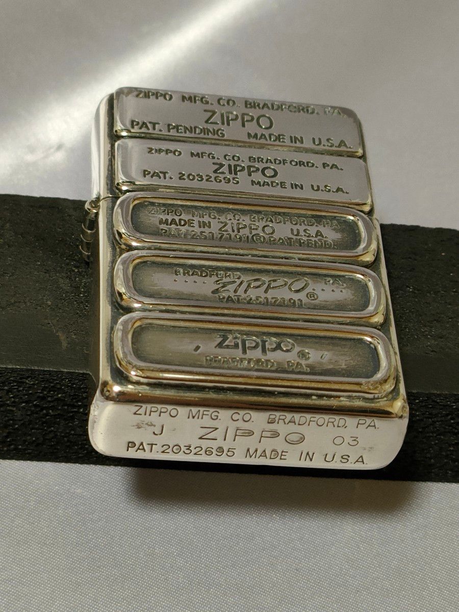 限定品】シルバーボトムズ zippo 2003年製 J 03 ジッポーライター【No