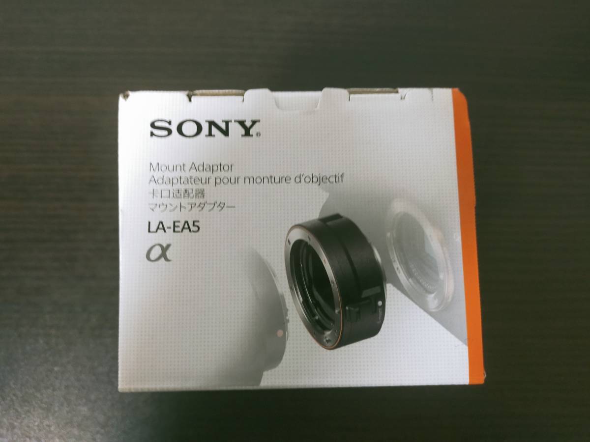 SONY マウントアダプター LA-EA5 αレンズ Eボディ用-