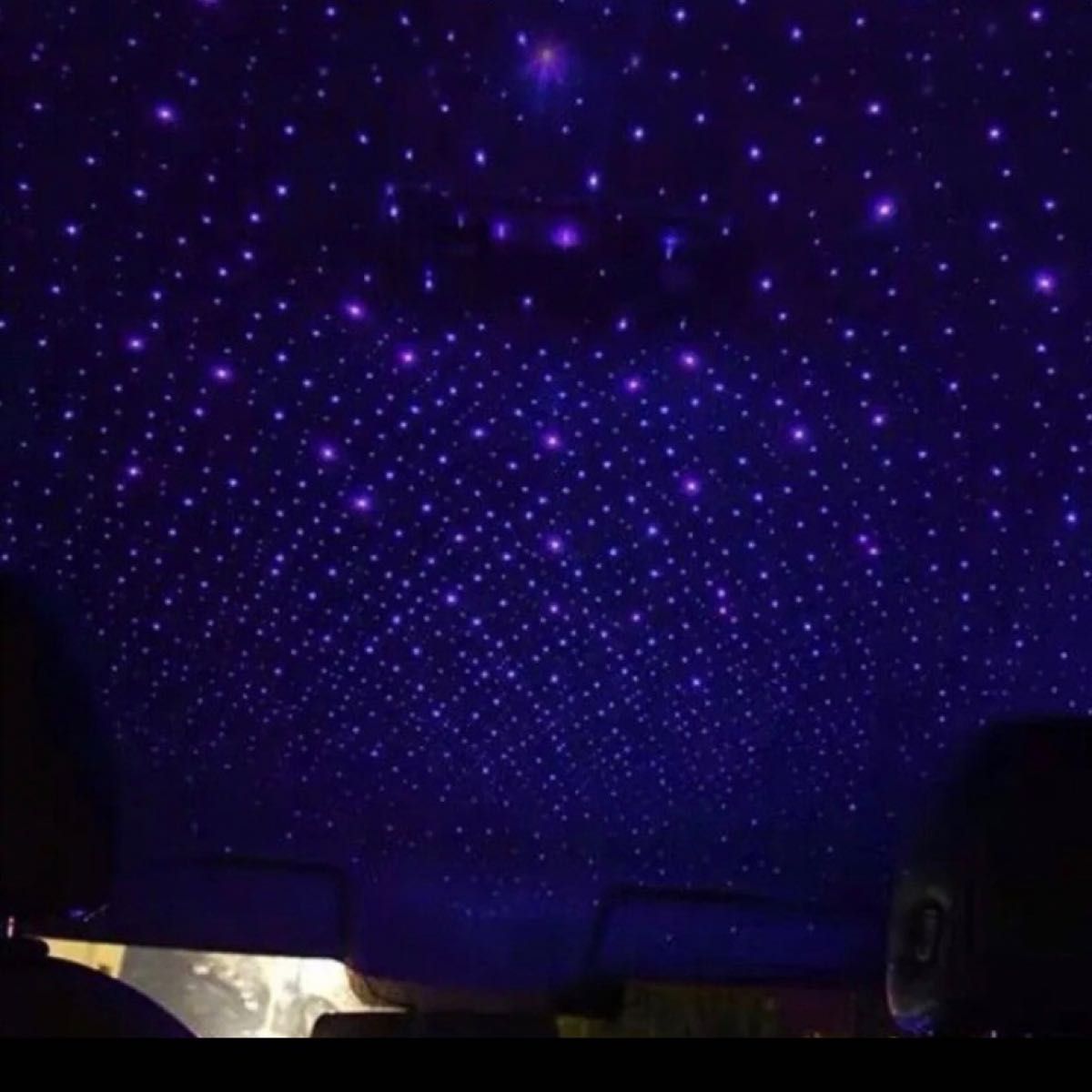 青紫　車用 イルミネーションライト ブルー LED車内装飾 星空 ロマンチック 