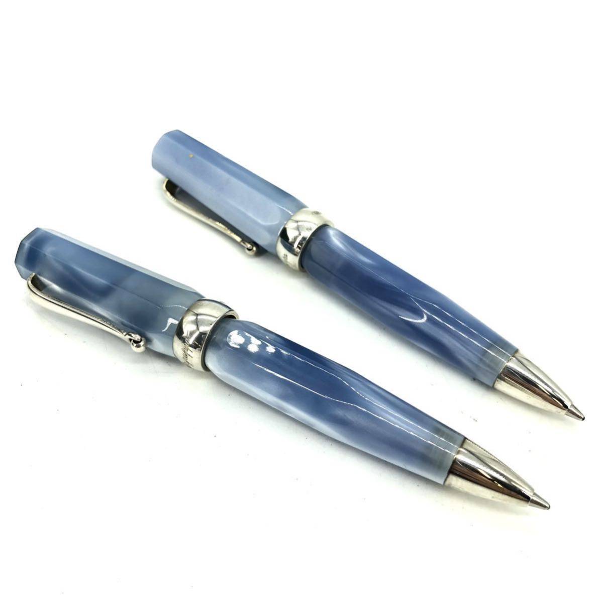 Montegrappa△ボールペン△2点セット』KA-274 モンテグラッパ SILVER