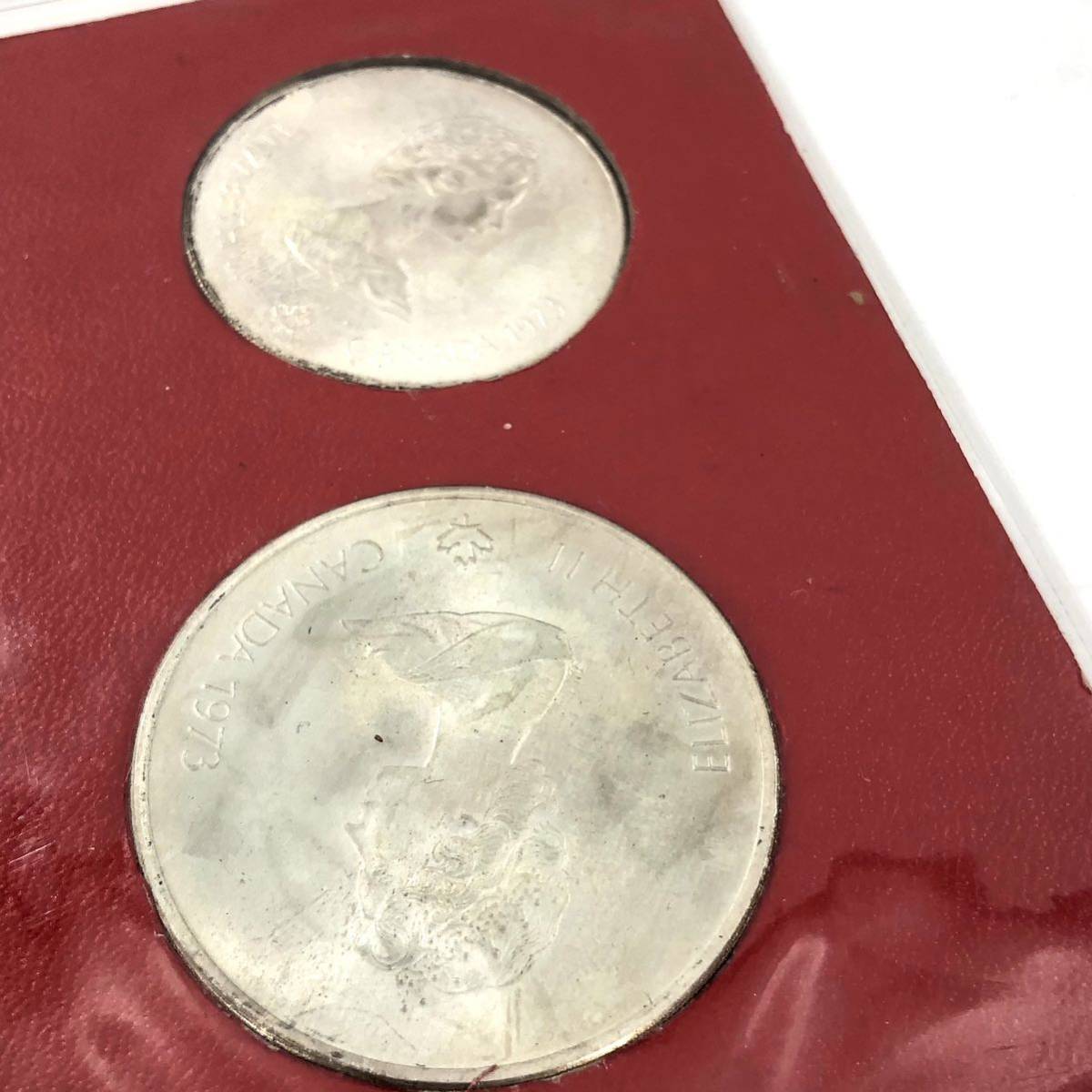 カナダ△記念銀貨』KA-462 モントリオールオリンピック 記念硬貨 4枚×2