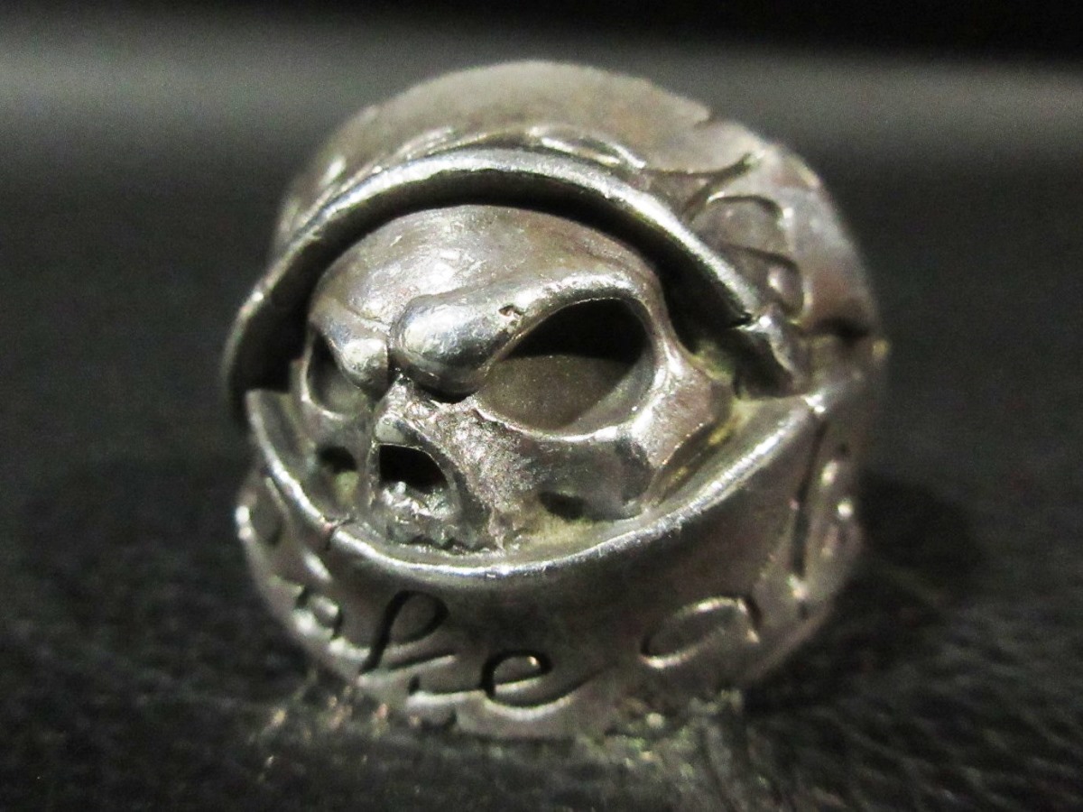 定価42,900円 ラットレース ギブノーテイクノー RAT RACE Give No Take No Skull Ring 2 リボン スカル リング GTSR-2