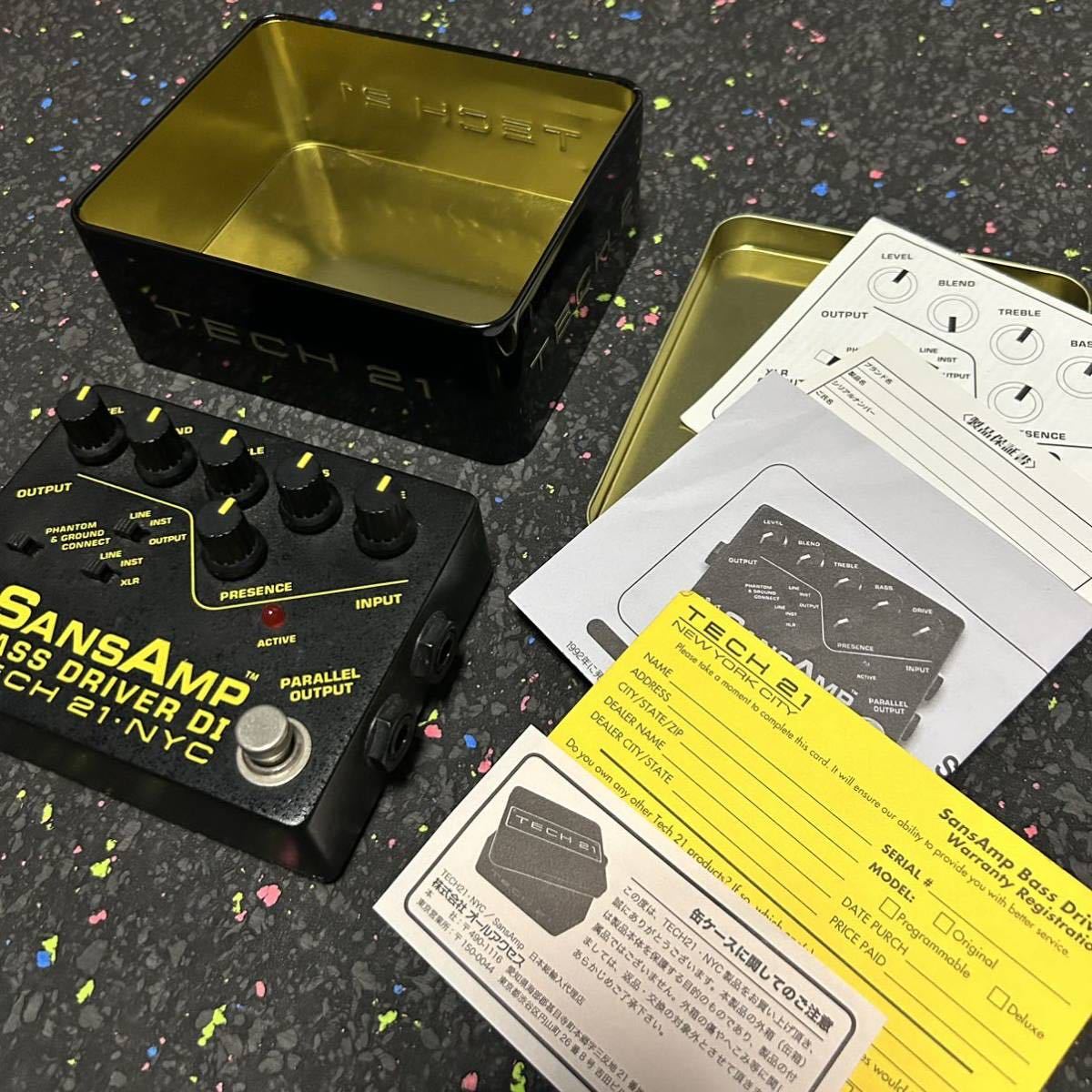 サンズアンプ SANSAMP TECH21 プリアンプ ベース エフェクター