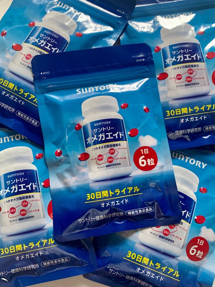 新品?正規品 サントリー オメガエイド180粒☆5袋セット 健康用品