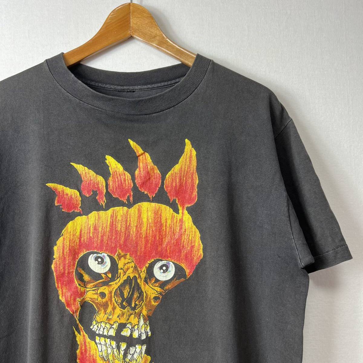 ヴィンテージ 90s【Foot of Fear】PUSHEAD Tシャツ パスヘッド 古着