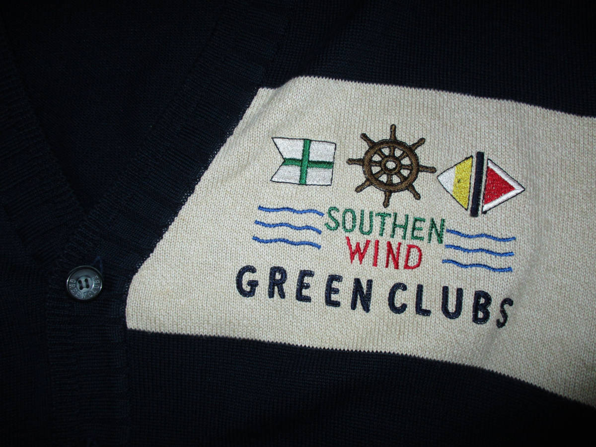 グリーンクラブ GREEN CLUBS　綿100％　刺繍 カーディガン　サイズ 3 　　　（３F　オ　ケ_画像9