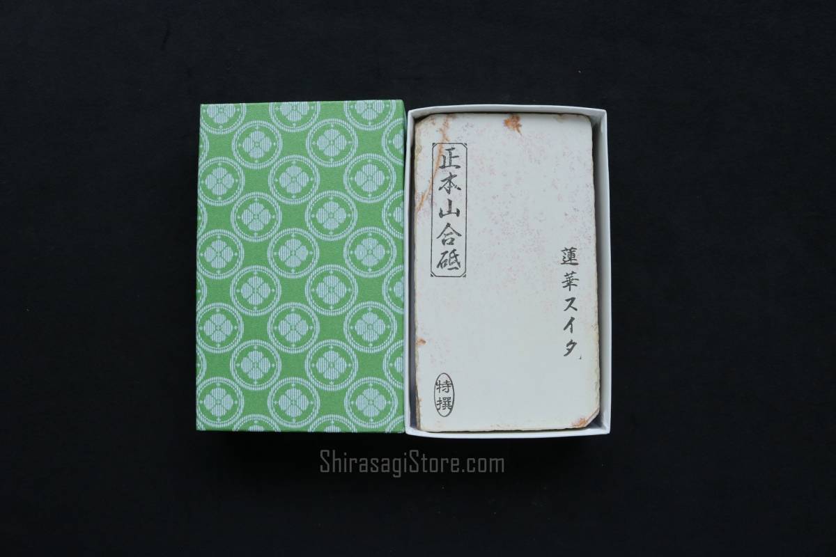 ヤフオク! - 京都産 天然砥石 正本山合砥 蓮華スイタ 特選 仕上砥 研...
