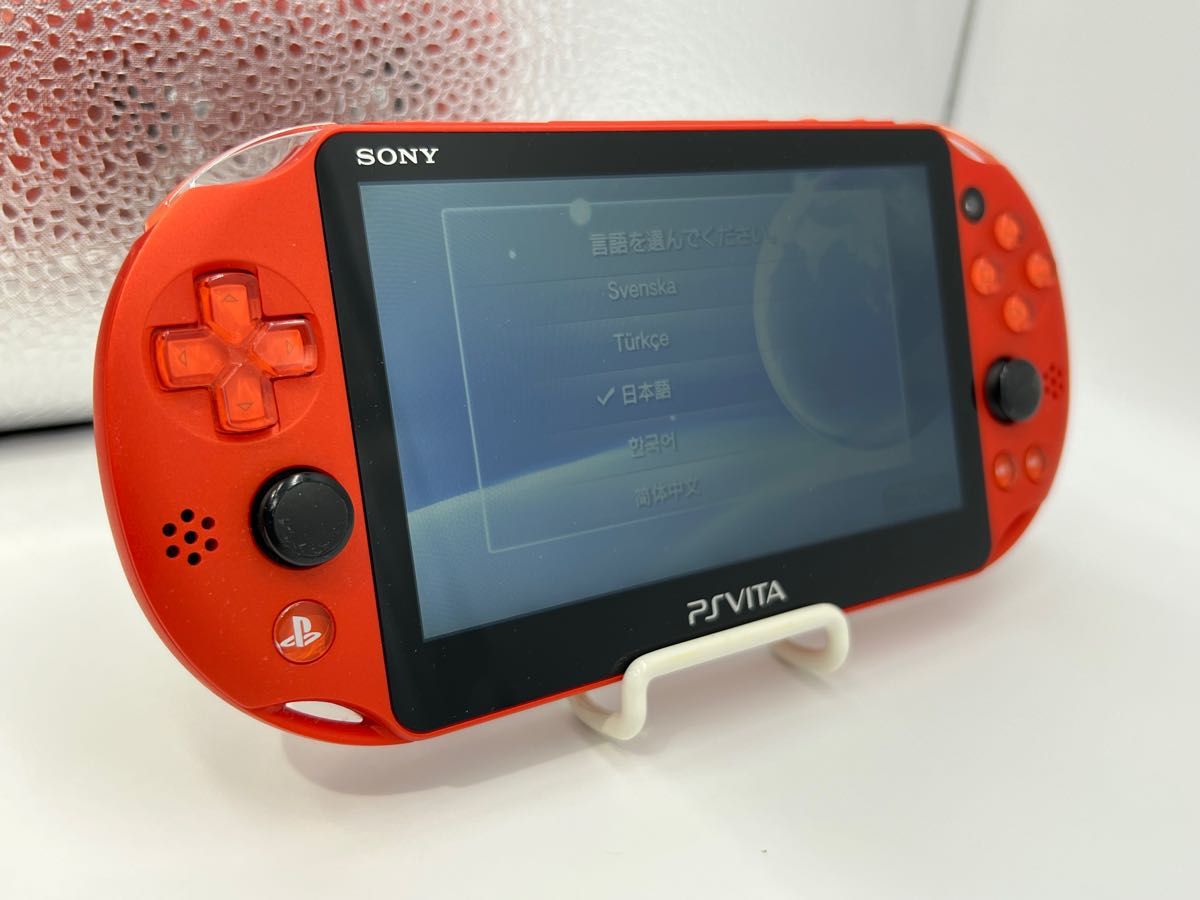 液晶美品】PS Vita PCH-2000 メタリックレッド 本体 SONY｜PayPayフリマ