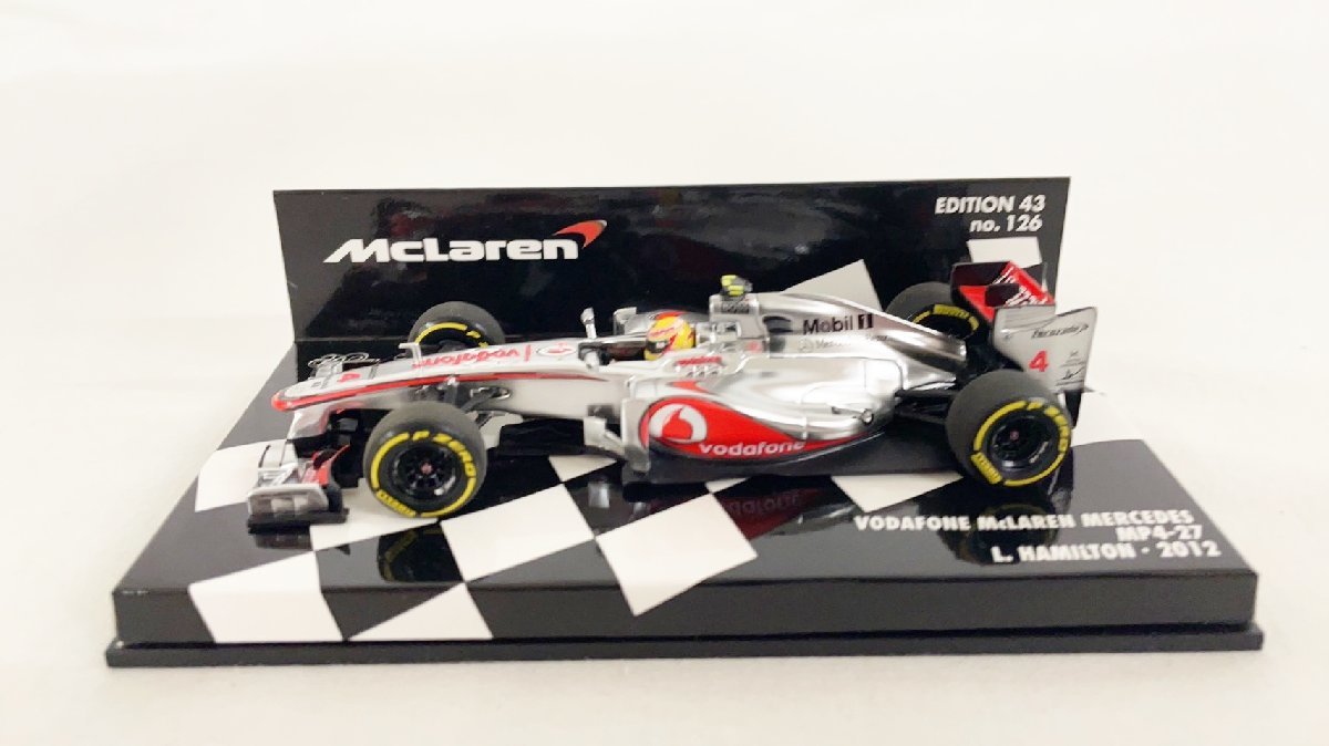 ミニチャンプス 1/43 PMA ボーダフォンマクラーレンメルセデス MP4-27 ルイスハミルトン#4 2012 Vodafone McLaren MERCEDES L. Hamilton 88_画像1