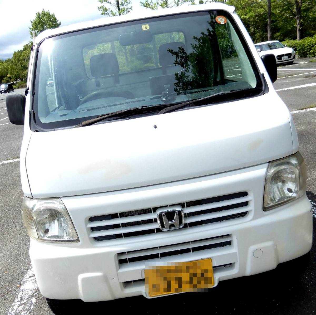HONDA アクティトラック４WD■エアバッグ・パワステ・５速マニュアル■HA7■走行７万KM■取説・保証書■即決有