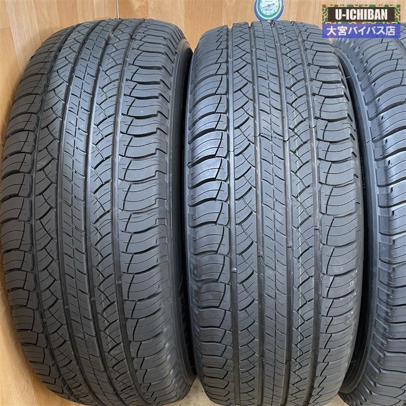 良品 150プラド マットブラックエディション 純正 18インチ 7.5J +25 6H 139 & 265/60R18 2023年製 ミシュラン 1台 4本セット トヨタ ☆004_画像9