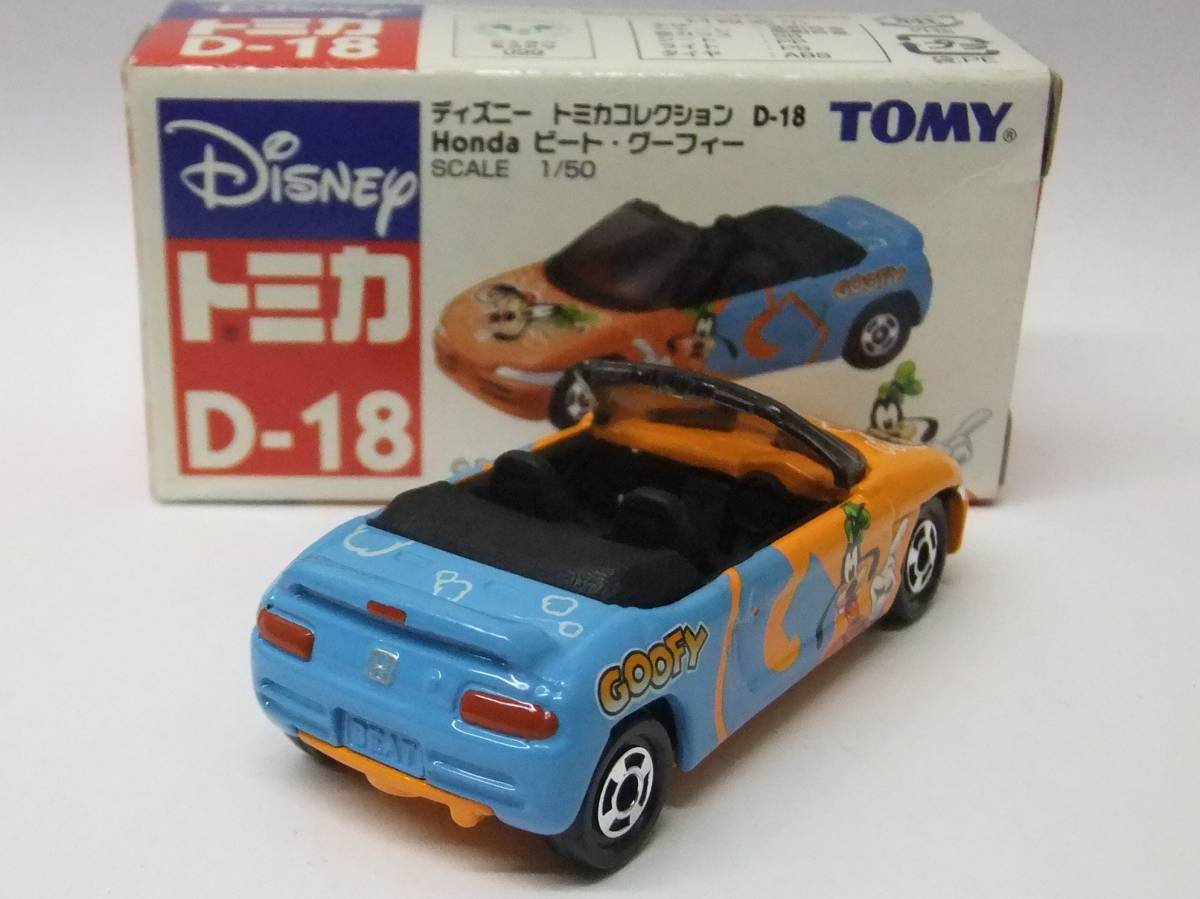 トミカ★ディズニー トミカコレクション D-18 Honda ビート グーフィー_画像2