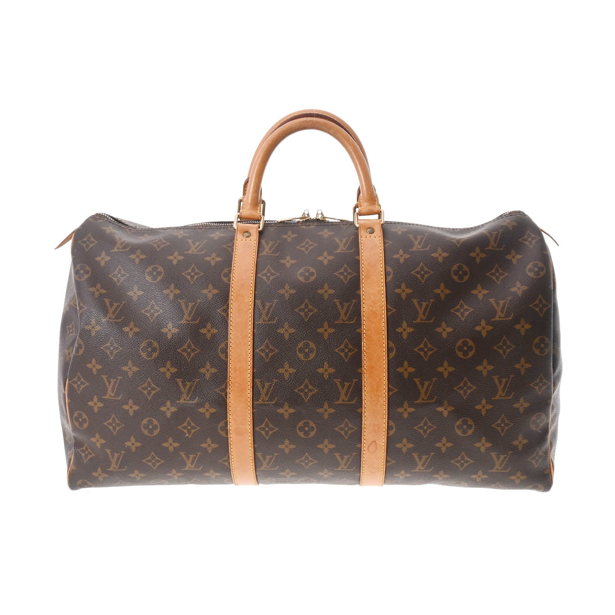 LOUIS VUITTON ルイヴィトン モノグラム キーポル50 ブラウン M41426