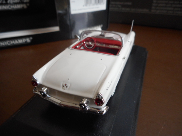 ★★1/43 フォード サンダーバード 1955 ホワイト ミニチャンプス Minichamps Ford Thunderbird White★★_画像2