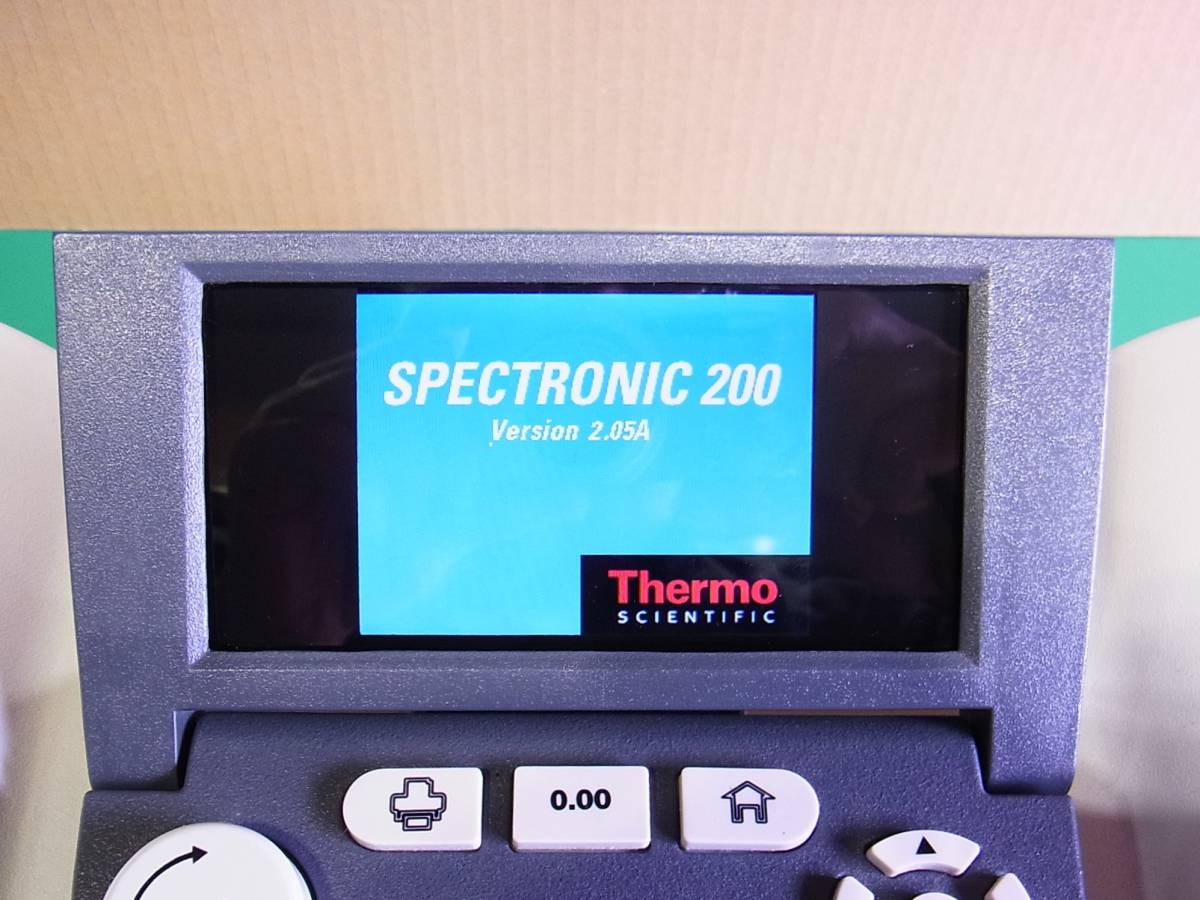 ■■【即決】分光光度計 （可視分光光度計） スペクトロニック200 (SPECTRONIC 200) Thermo 通電とランプの点灯を確認したＵＳＥＤ品！_画像6