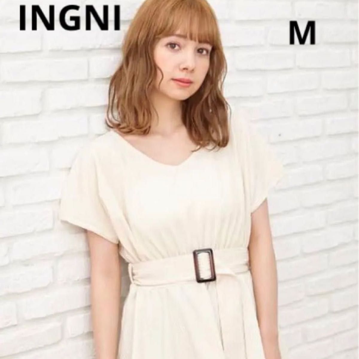 INGNI チュニック トップス M リブペプラム