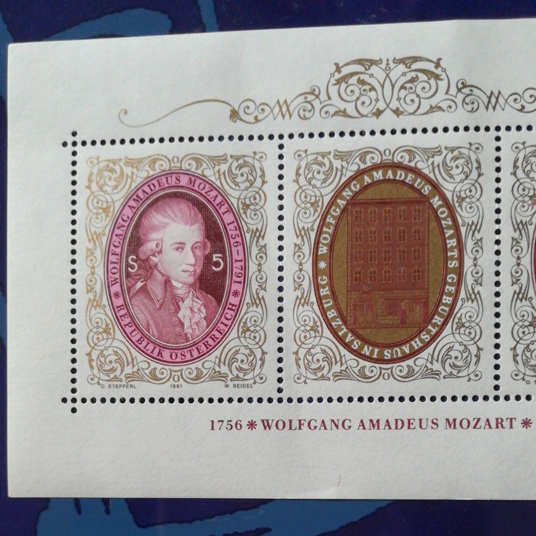 モーツァルト　海外切手　オーストリア