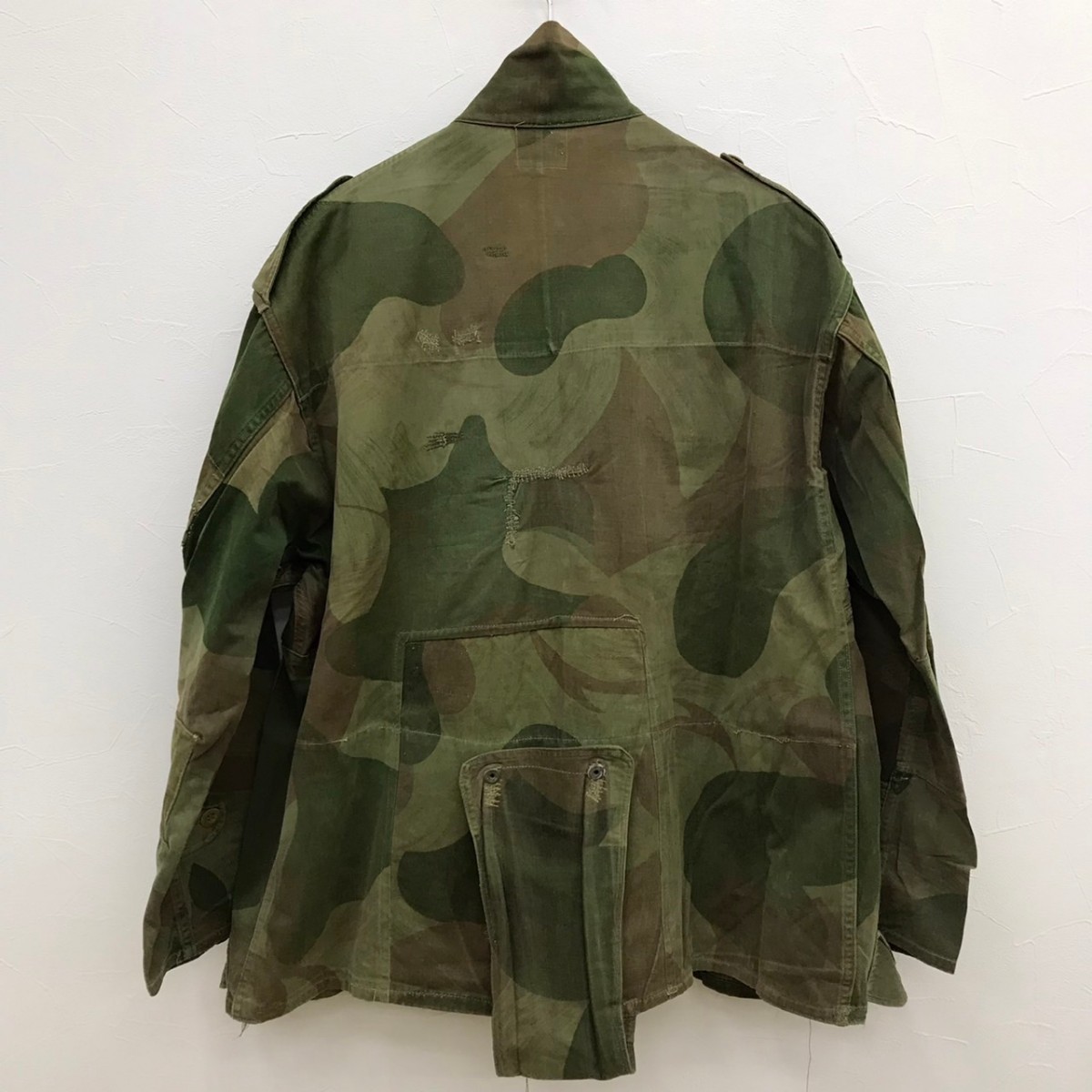 【size.3】50s 1950年代 ベルギー軍 実物 Belgian Army Denison Smock デニソンスモックジャケット ブラッシュカモ 迷彩 アノラック ユーロの画像5