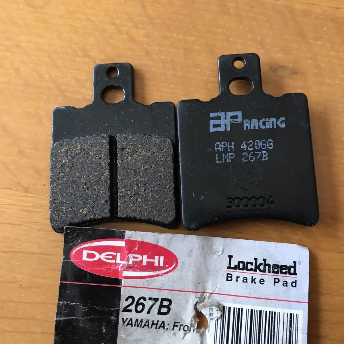 2. brake pad * Lockheed DELPHI267B* Yamaha series 