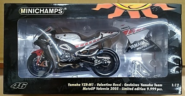 豪華 ミニチャンプス 1/12 Yamaha YZR-M1 Valentino Rossi Gauloises
